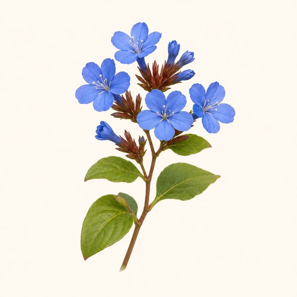 Cerato - Ceratostigma willmottianum, fiore di Bach