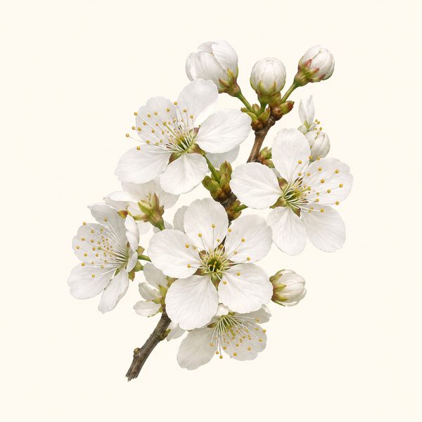 Cherry Plum - Prunus cerasifera, fiore di Bach