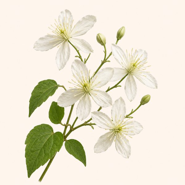 Clematis - Clematis vitalba, fiore di Bach